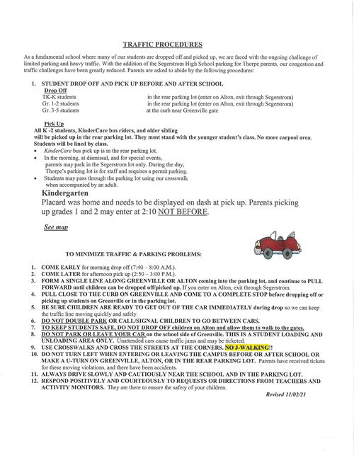 Traffic Procedures